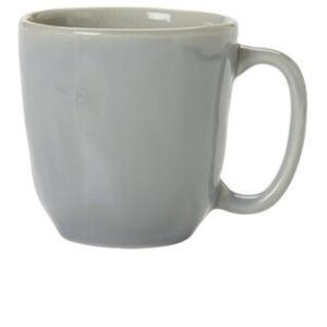 Juliska Puro Mist Grey Crackle Coffee Tea Mug New Discontinued